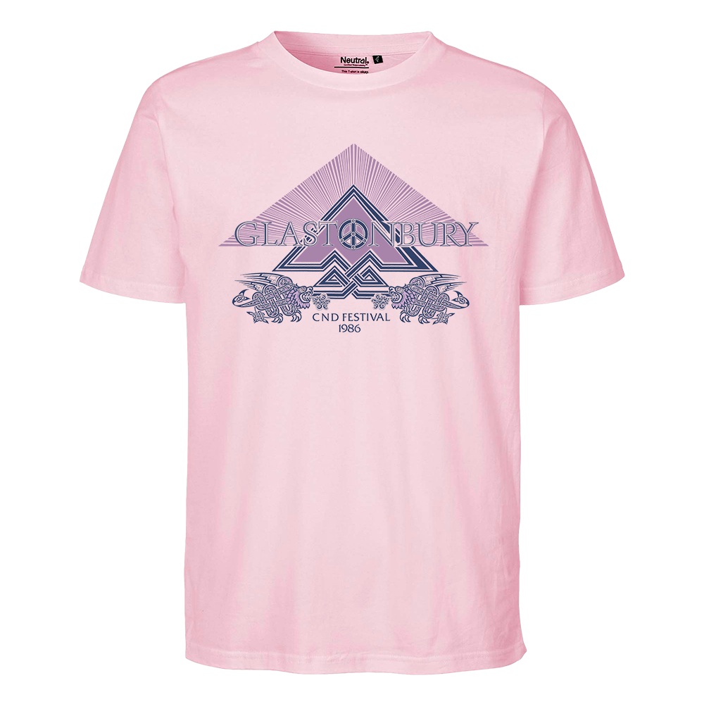 1986 UNISEX T-SHIRT (MADE WITH FAIRTRADE COTTON) - S / Light Pink