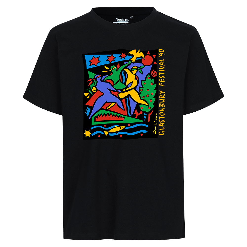 1990 UNISEX T-SHIRT (MADE WITH FAIRTRADE COTTON) - S / Black