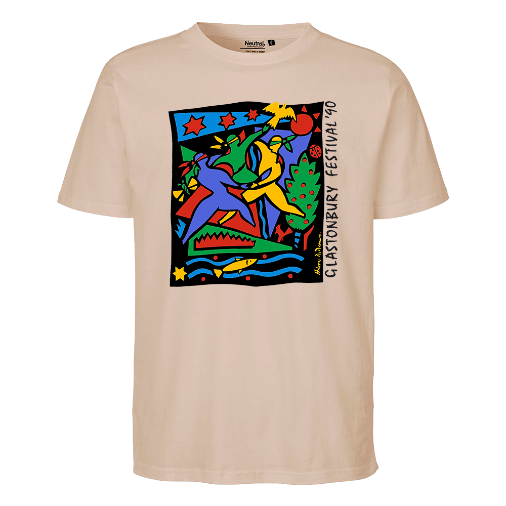 1990 UNISEX T-SHIRT (MADE WITH FAIRTRADE COTTON) - S / Sand