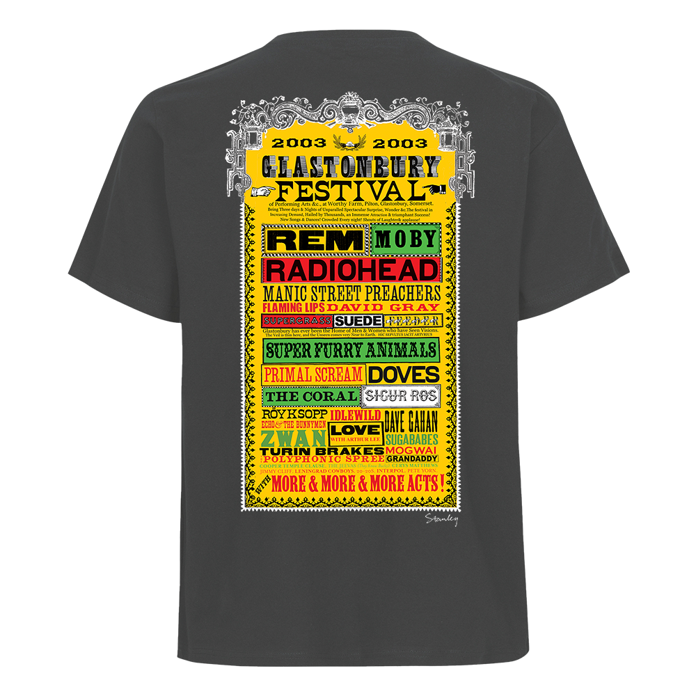 2003 STANLEY DONWOOD UNISEX T-SHIRT (MADE WITH FAIRTRADE COTTON)