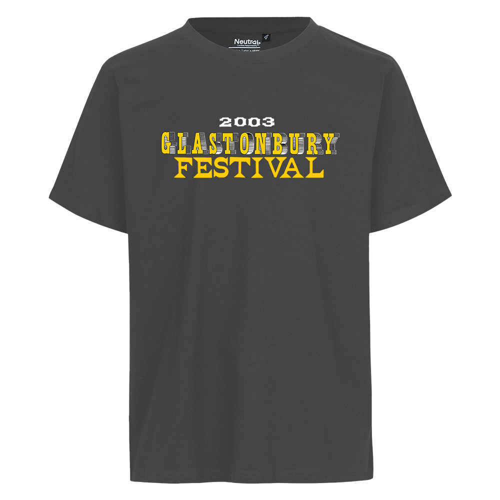 2003 STANLEY DONWOOD UNISEX T-SHIRT (MADE WITH FAIRTRADE COTTON) - S / Charcoal