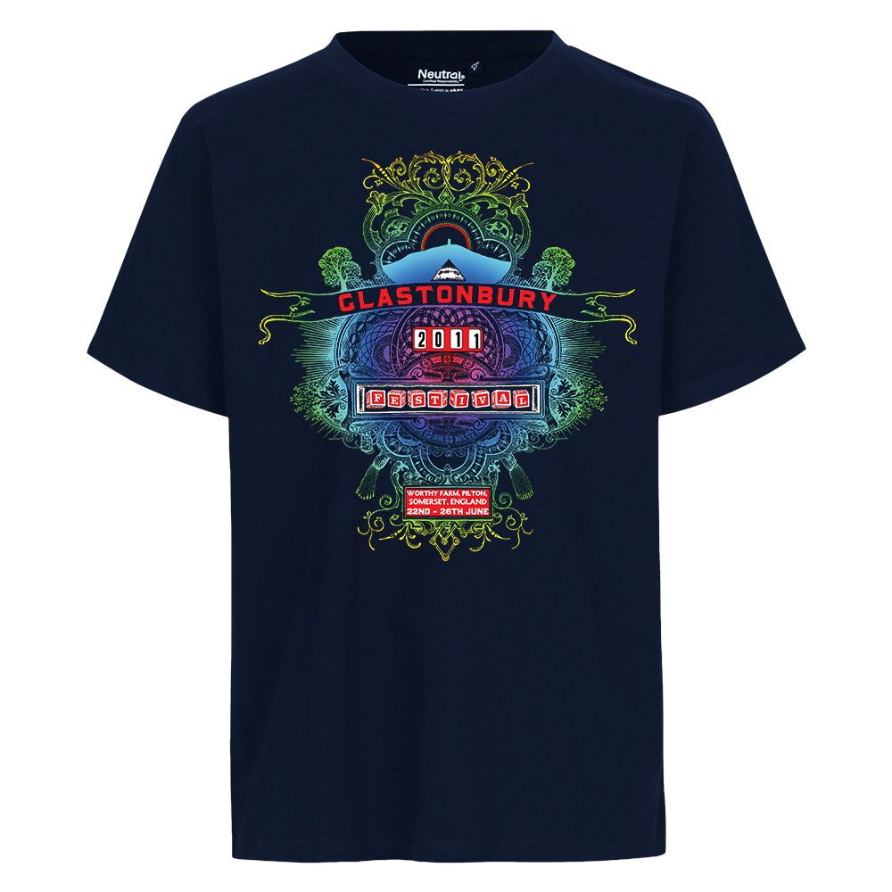 2011 STANLEY DONWOOD COLOUR UNISEX T-SHIRT (MADE WITH FAIRTRADE COTTON) - S / NAVY