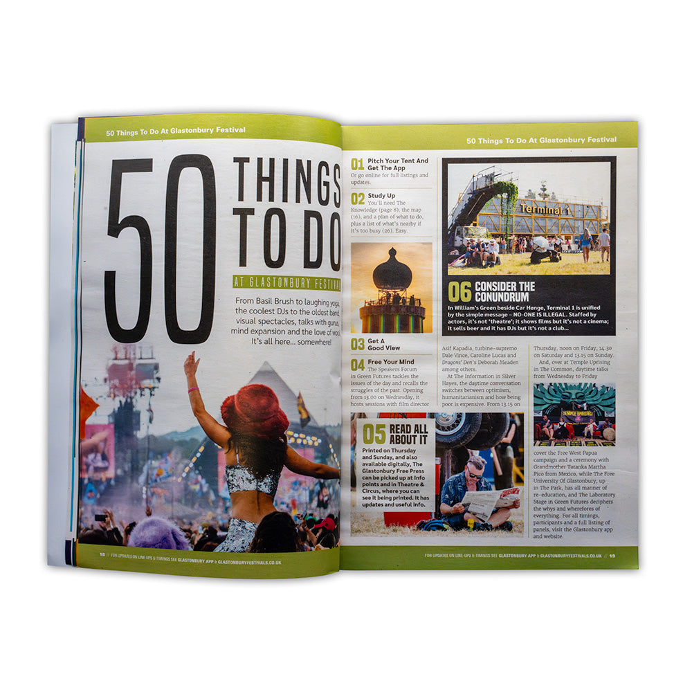 2025 Glastonbury Festival Official Programme