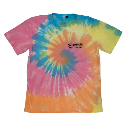 TIE DYE GLASTONBURY FOLK T-SHIRT (MADE WITH FAIRTRADE COTTON)