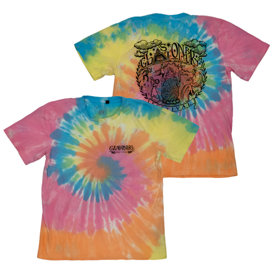 TIE DYE GLASTONBURY FOLK T-SHIRT (MADE WITH FAIRTRADE COTTON)