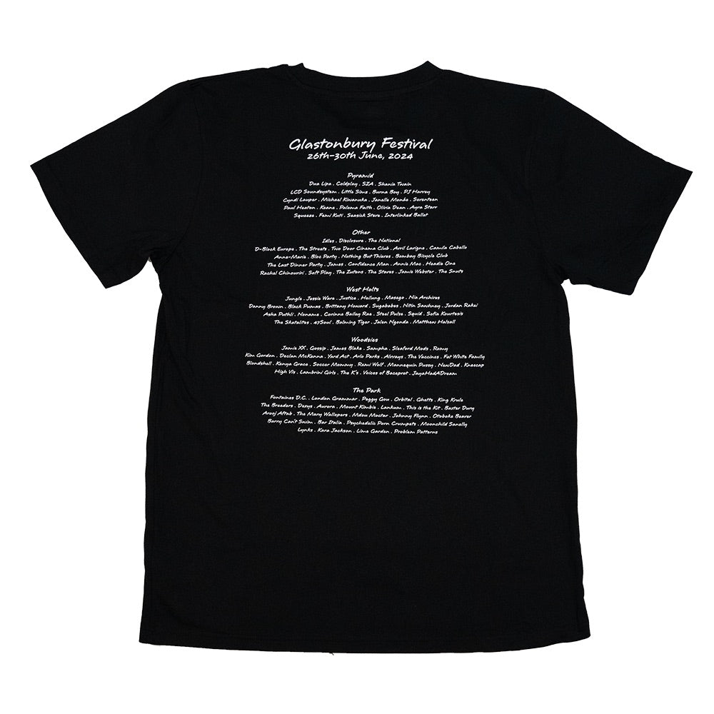 2024 KURT JACKSON BLACK UNISEX T-SHIRT (MADE WITH FAIRTRADE COTTON)
