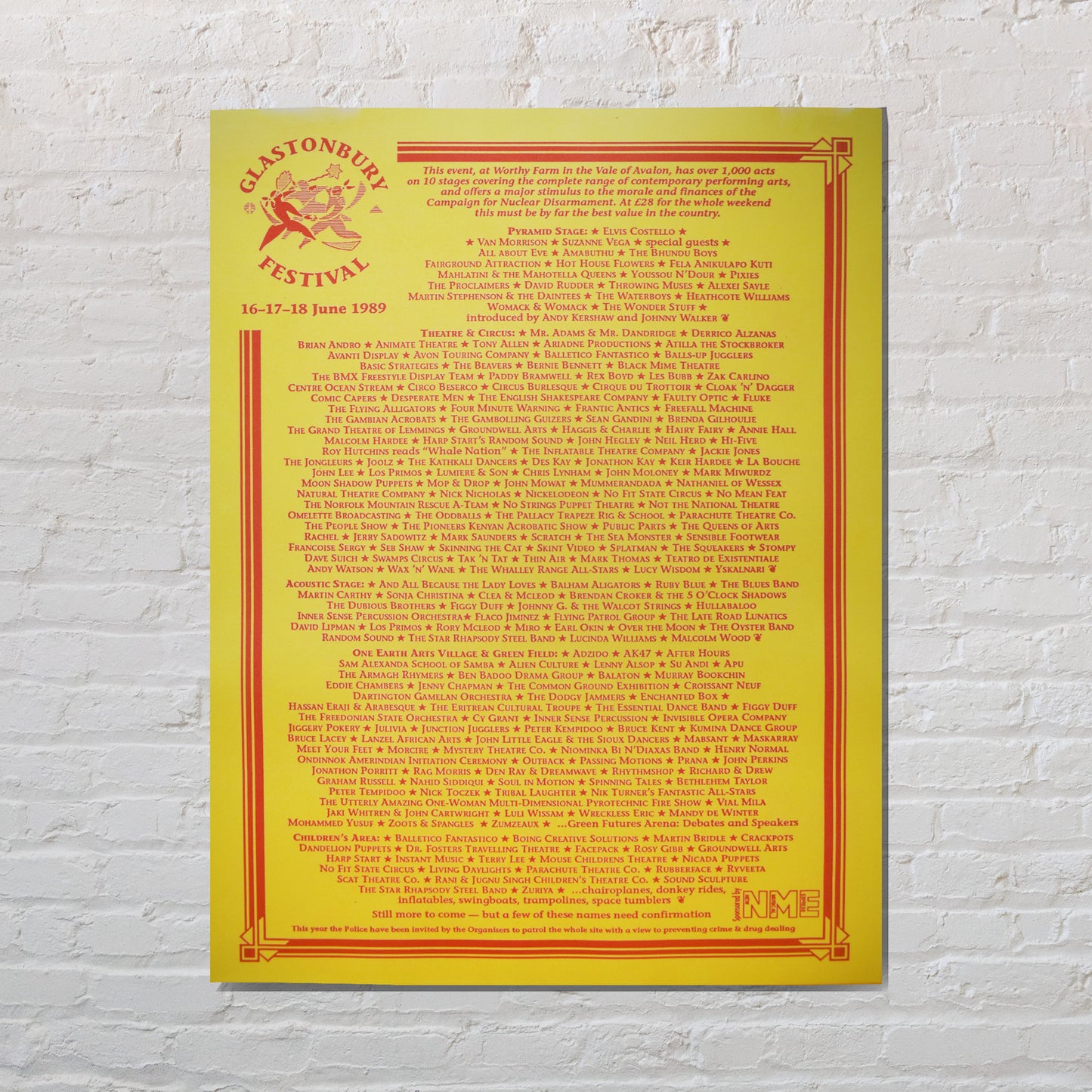 1989 POSTER - Misc