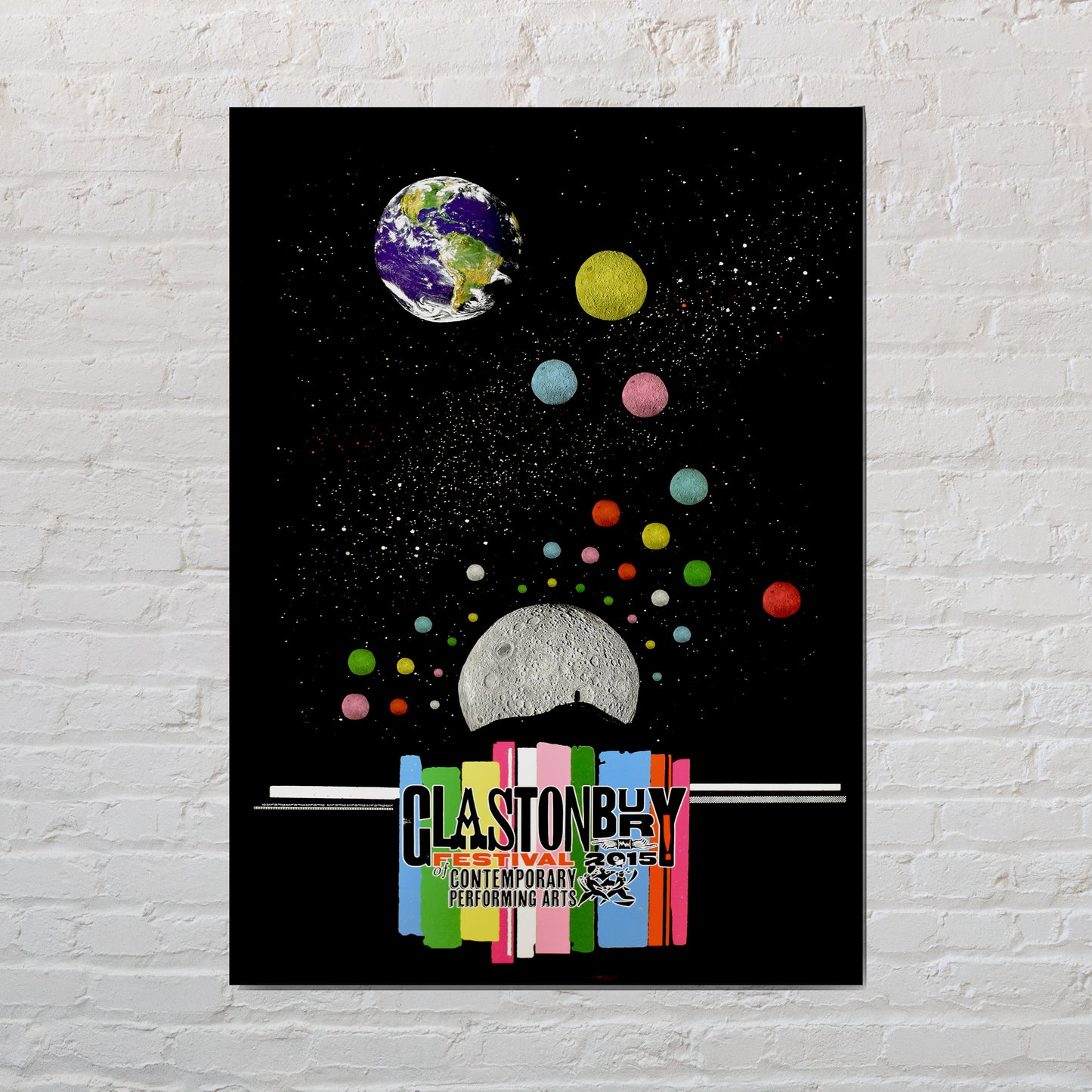 2015 Stanley Donwood Moons Poster