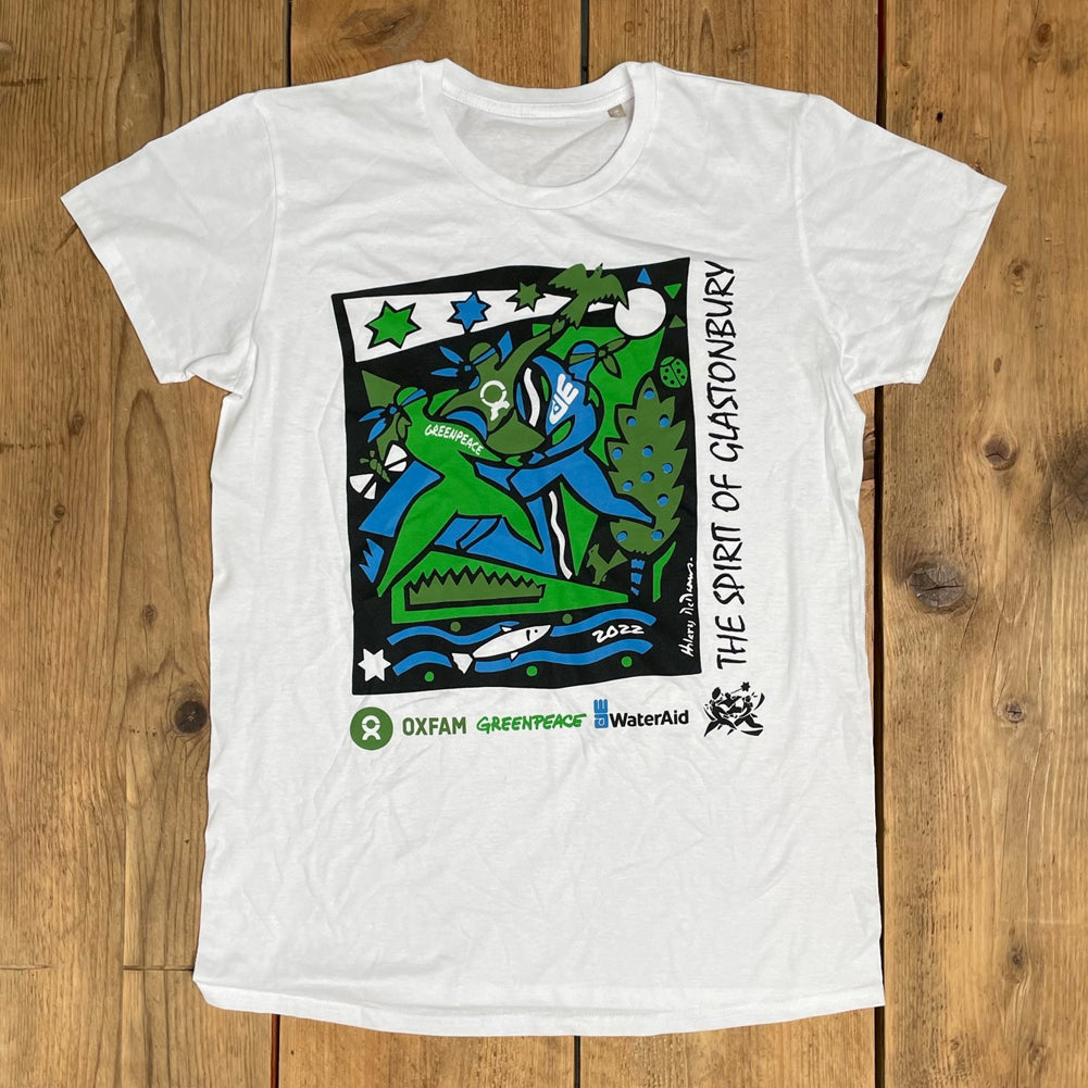 Spirit of Glastonbury White T-Shirt - Glastonbury – Glastonbury Festival