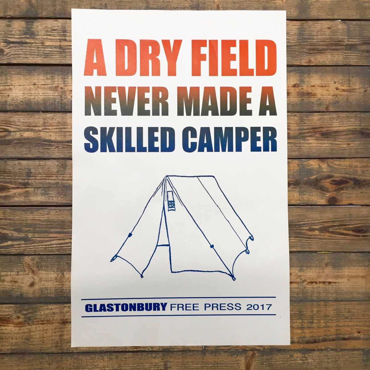2017 Art Poster Dry Field - Misc