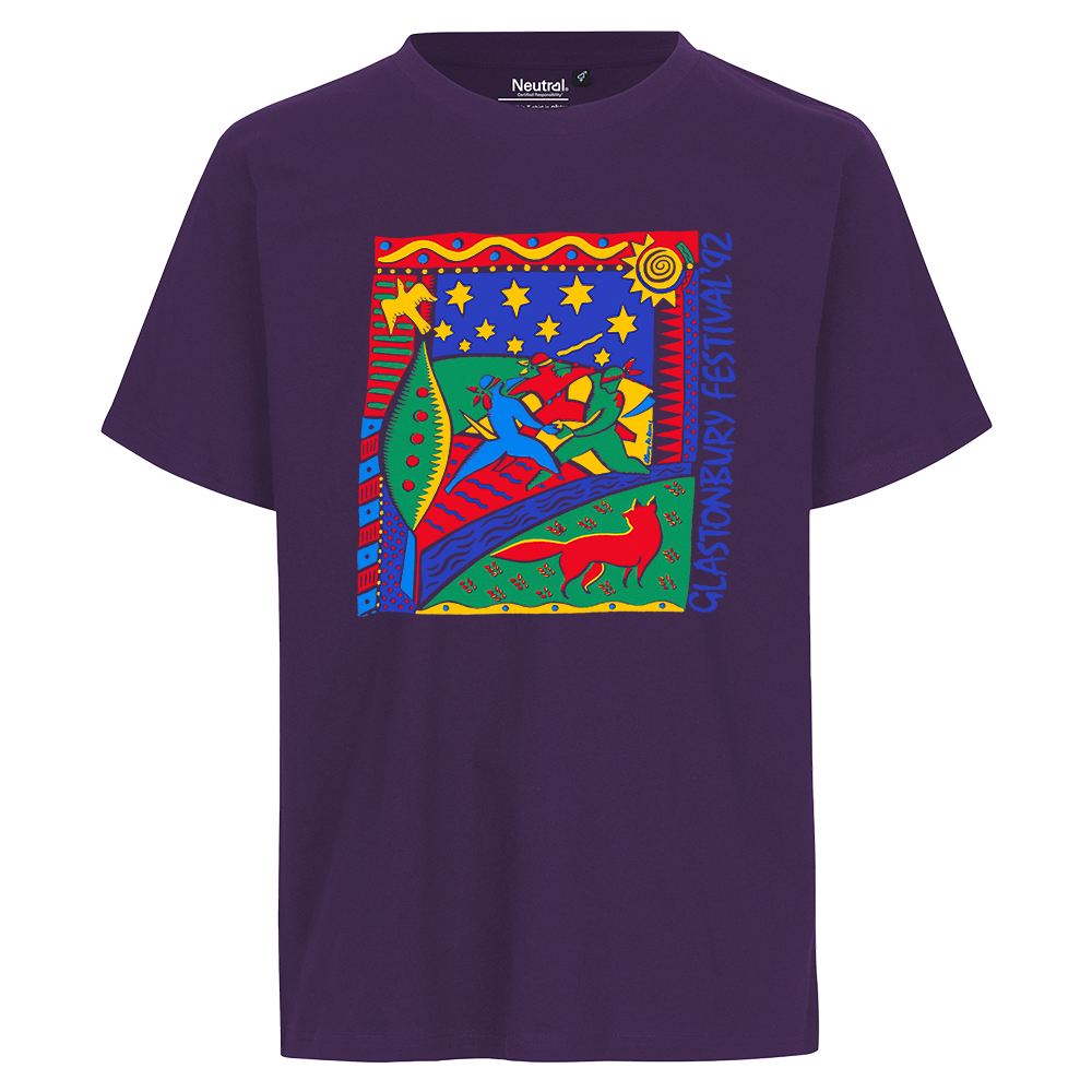 1992 UNISEX T-SHIRT (MADE WITH FAIRTRADE COTTON) - S / Purple