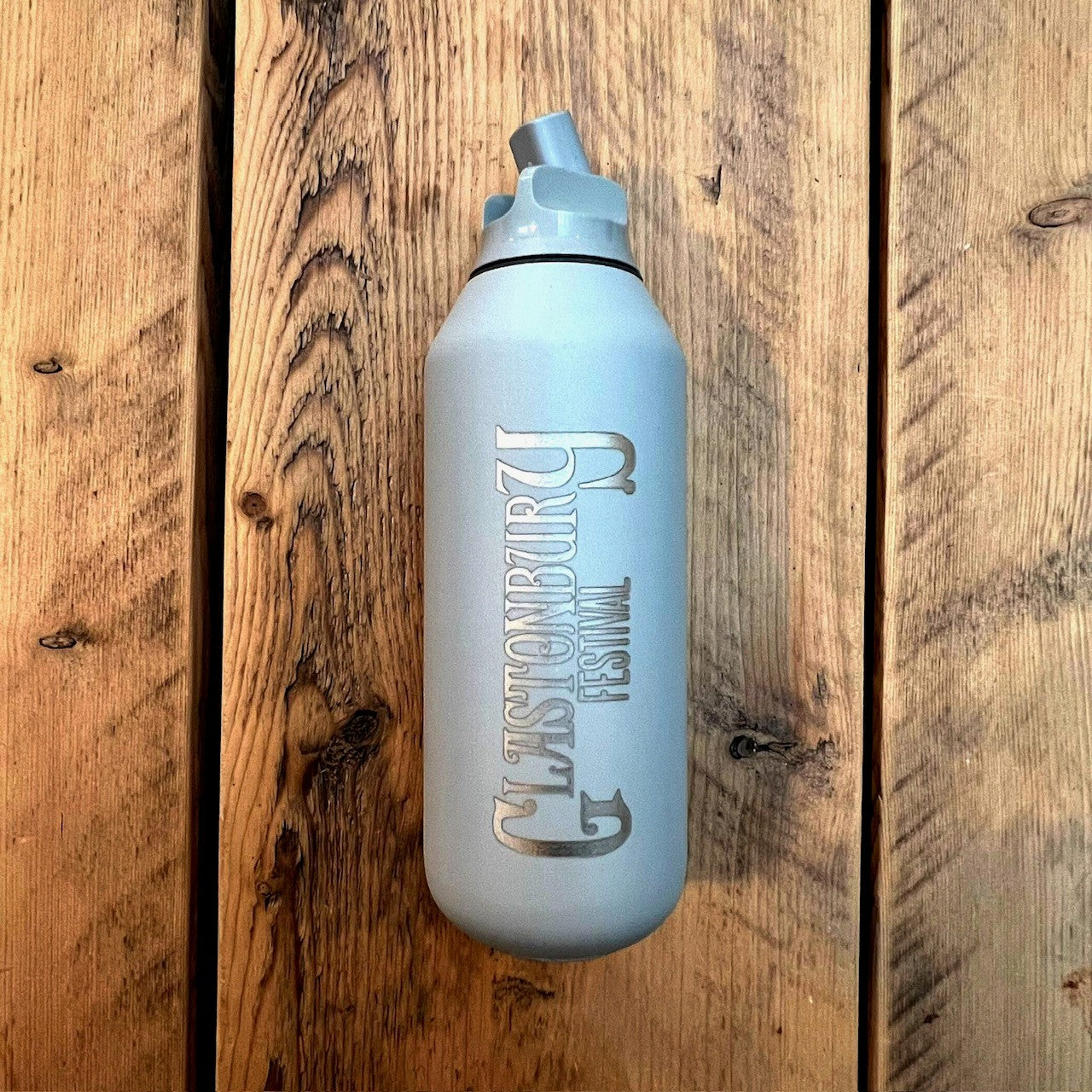 GLASTONBURY GREY FLIP LID CHILLYS BOTTLE