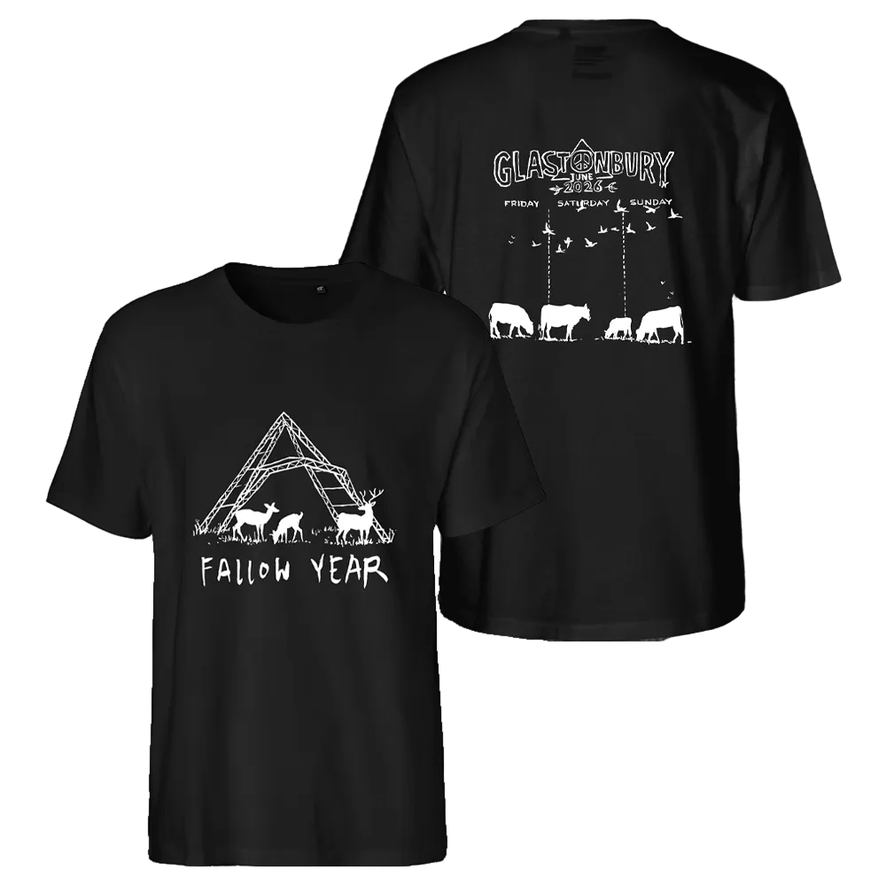Fallow Year Black T-shirt (Made with Fair Trade & Organic Cotton)