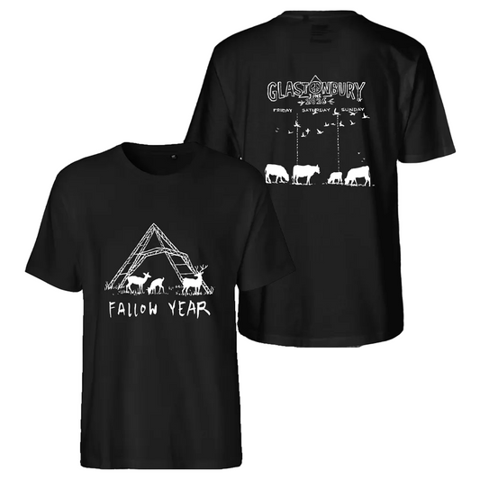 Fallow Year Black T-shirt (Made with Fair Trade & Organic Cotton)