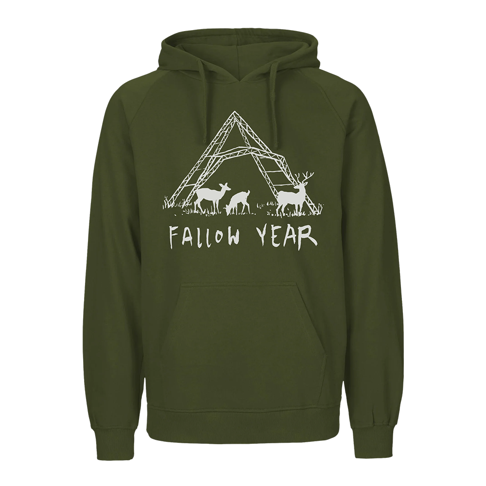 Olive 2026 Glastonbury Fallow Year Hoodie  (Made with Fair Trade & Organic Cotton)