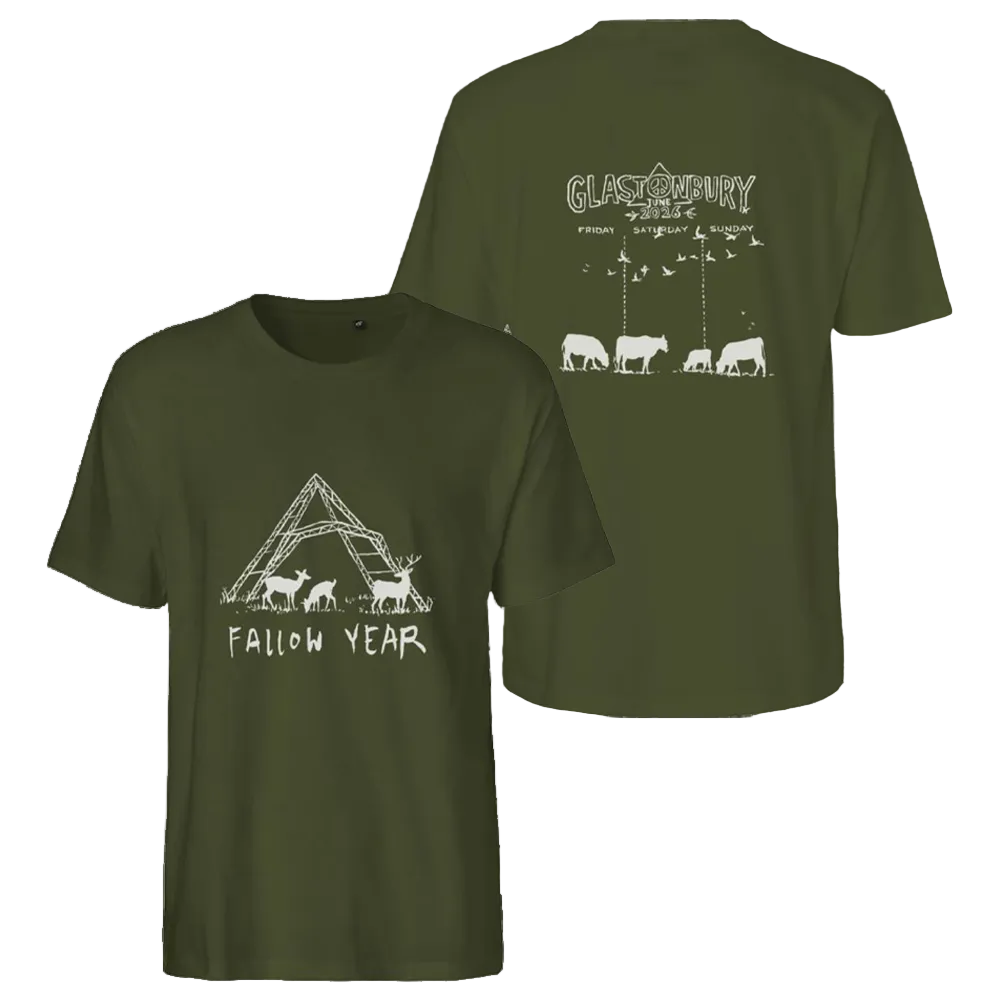 Fallow Year Military Green T-shirt (Made with Fair Trade & Organic Cotton)