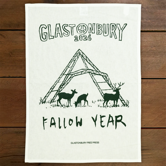 Glastonbury Fallow Year Tea Towel