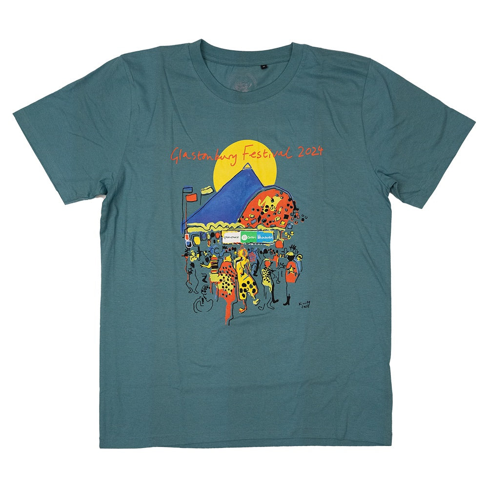 2024 KURT JACKSON UNISEX T-SHIRT (MADE WITH FAIRTRADE COTTON) - Small / Teal