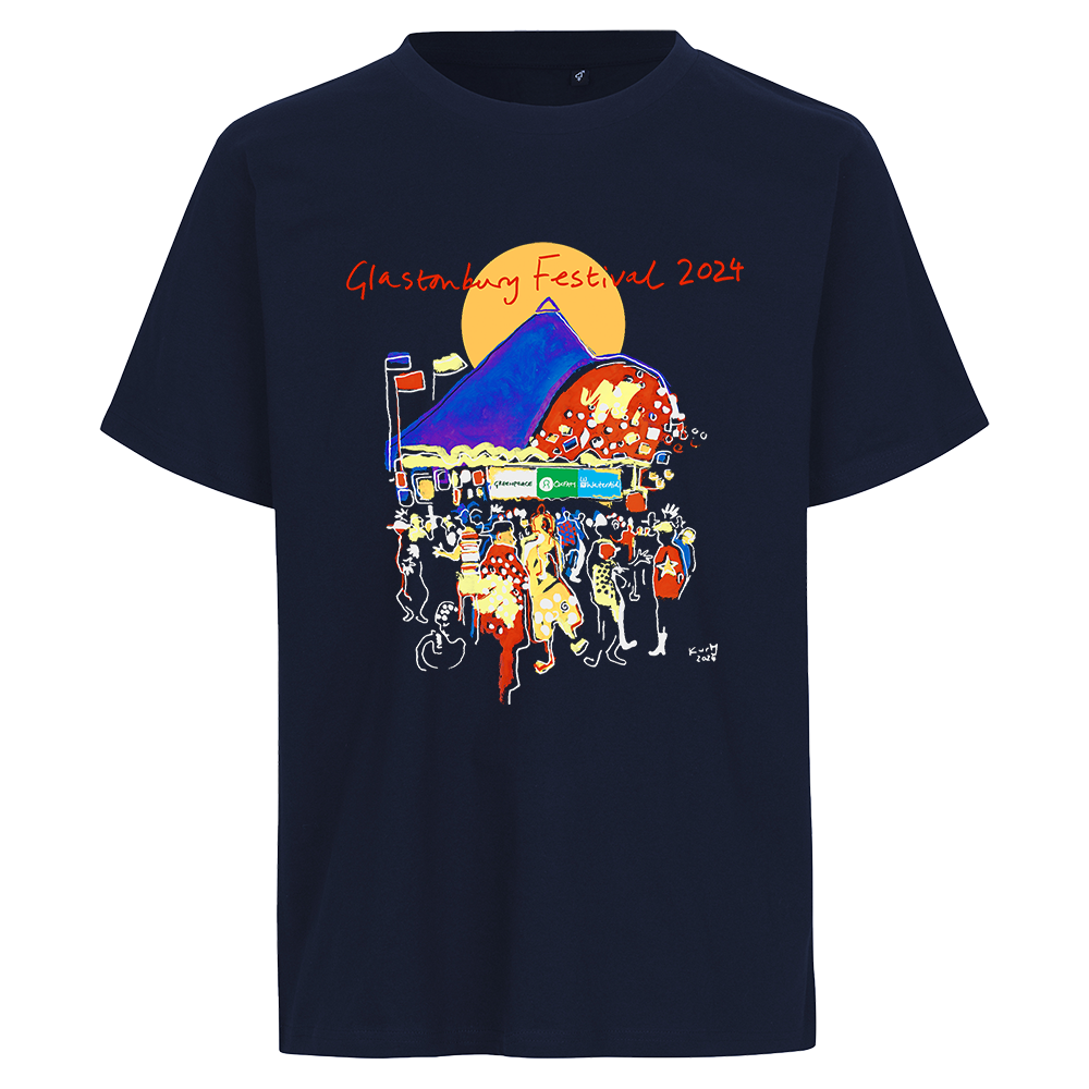 2024 KURT JACKSON UNISEX T-SHIRT (MADE WITH FAIRTRADE COTTON) - Small / NAVY