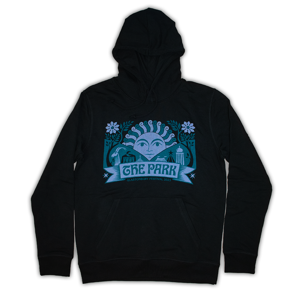 The Park Black Pullover Hoodie Glastonbury Festival