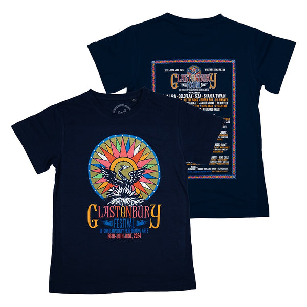 2024 WINDROSE NAVY KIDS T-SHIRT (MADE WITH FAIRTRADE COTTON)