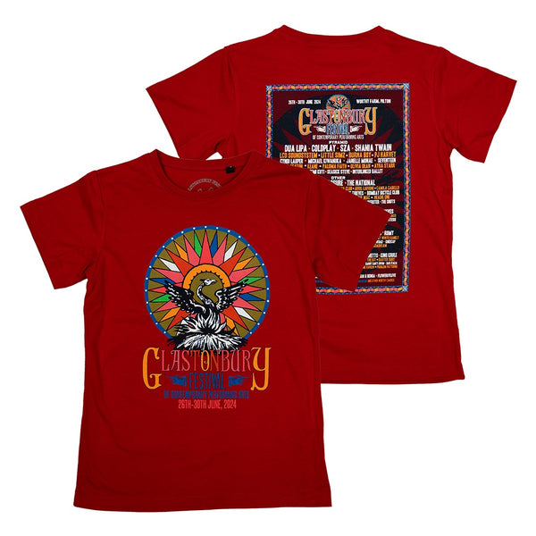 2024 WINDROSE RED KIDS T-SHIRT (MADE WITH FAIRTRADE COTTON)