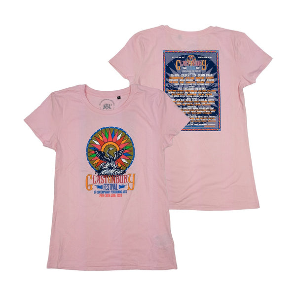 2024 WINDROSE PINK FITTED T-SHIRT (MADE WITH FAIRTRADE COTTON)