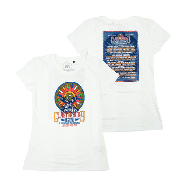 2024 WINDROSE WHITE FITTED T-SHIRT (MADE WITH FAIRTRADE COTTON)