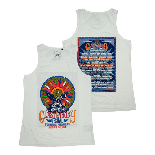 2024 WINDROSE WHITE MEN'S VEST (MADE WITH FAIRTRADE COTTON)