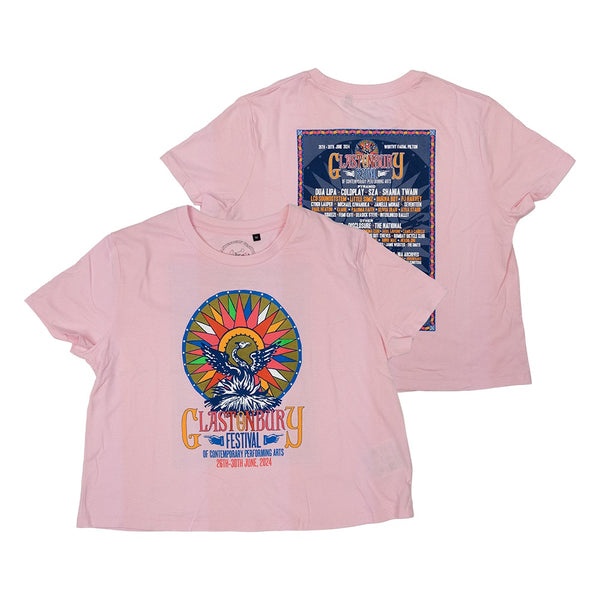 2024 WINDROSE PINK CROPPED T-SHIRT (MADE WITH FAIRTRADE COTTON)
