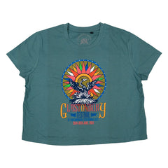 2024 WINDROSE TEAL CROPPED T-SHIRT (MADE WITH FAIRTRADE COTTON)
