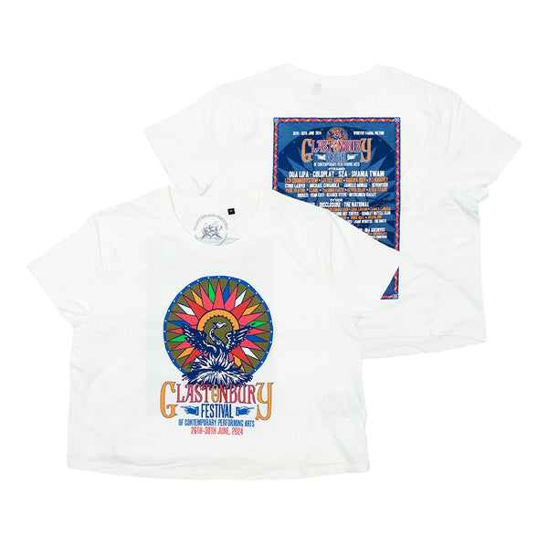 2024 WINDROSE WHITE CROPPED T-SHIRT (MADE WITH FAIRTRADE COTTON)