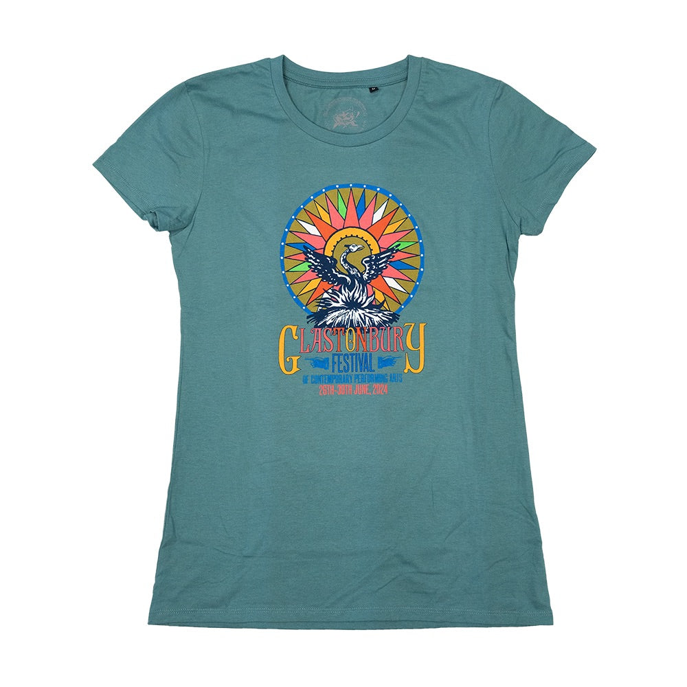 2024 WINDROSE FITTED T-SHIRT (MADE WITH FAIRTRADE COTTON) - X-Small / Teal