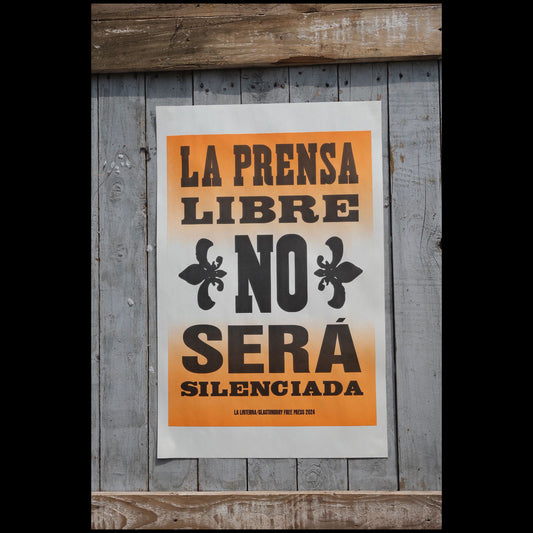 LA PRENSA GRADIENT COLOUR 2024 FREE PRESS PRINT