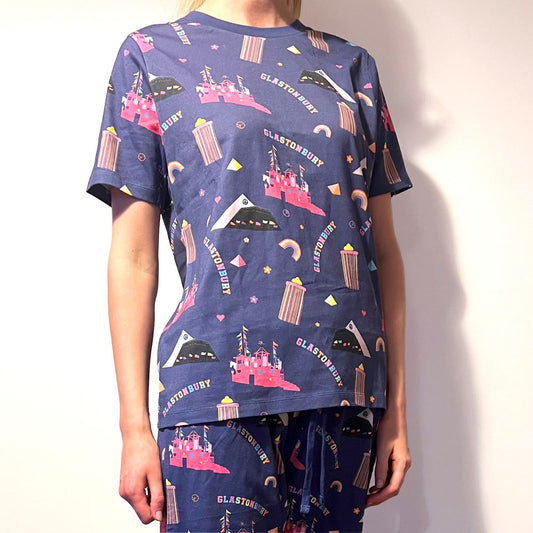 ADULTS GLASTONBURY PRINT PYJAMAS (MADE WITH FAIRTRADE COTTON)