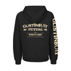 Typography Black Hoodie (Made with FairTrade cotton)
