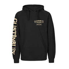 Typography Black Hoodie (Made with FairTrade cotton)