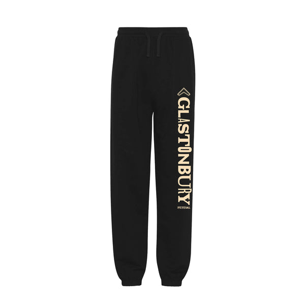 Typography Black Sweatpants (Made with FairTrade cotton)
