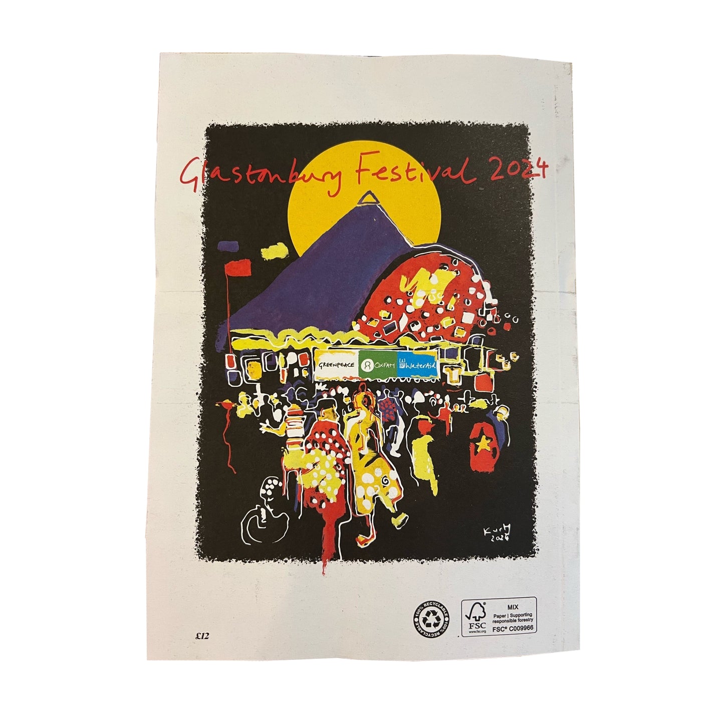 OFFICIAL GLASTONBURY 2024 SOUVENIR PROGRAMME