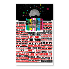 2015 Stanley Donwood Line-Up Poster