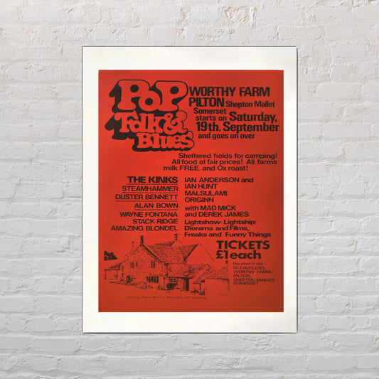 1970 PILTON POP A3 ART PRINT - Misc