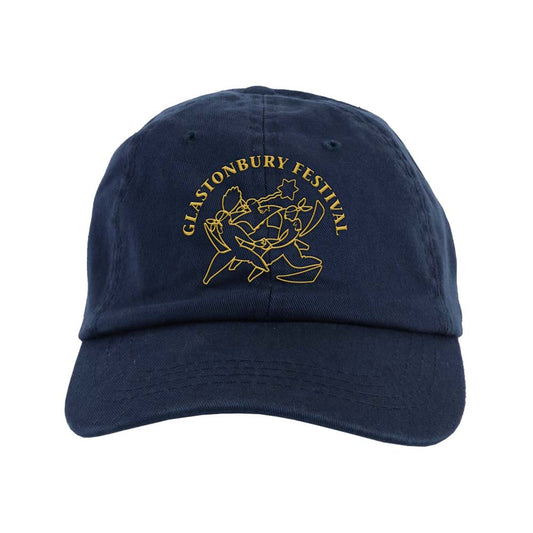 GLASTONBURY NAVY BASEBALL CAP (MADE WITH FAIRTRADE COTTON)