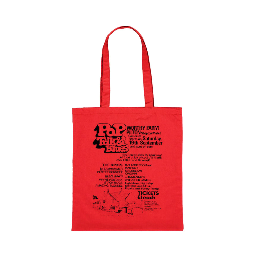 1970 PILTON POP RED TOTE BAG - Misc