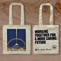 'HOPE SHINES BRIGHTEST' CHARITY TOTE BAG