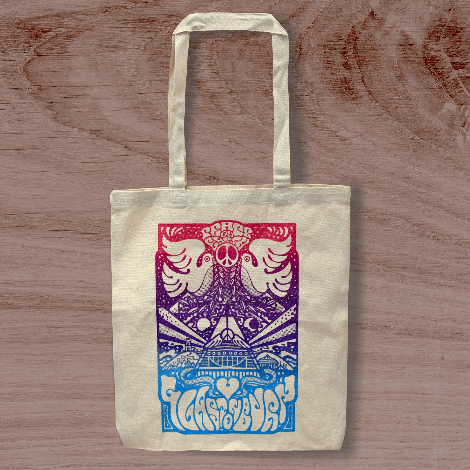 PEACE ON EARTH TOTE BAG