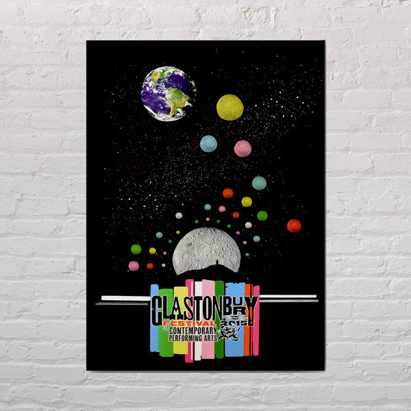 2015 Stanley Donwood Moons Poster