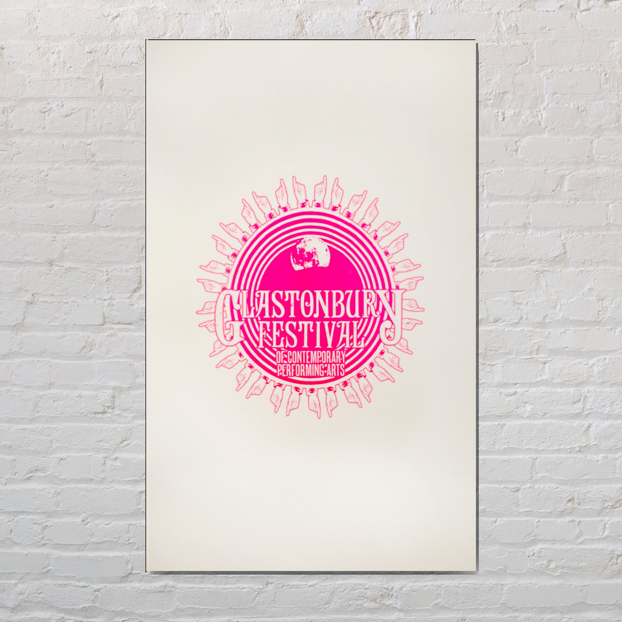 2022 Glastonbury Festival Free Press Poster (Pink) | Glastonbury Festival