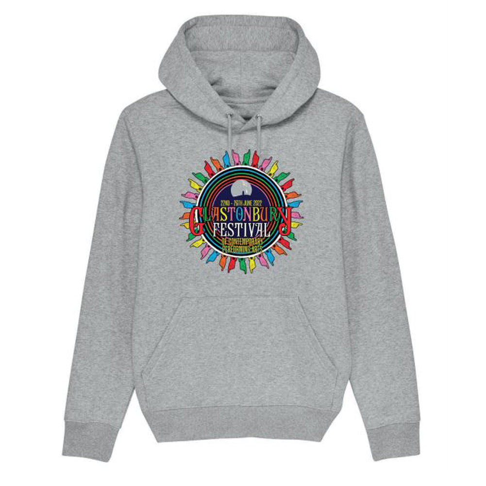 2022 Official Glastonbury Festival Hoodie - Small / Grey